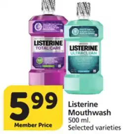 Vons Listerine Mouthwash offer