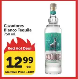Vons Cazadores Blanco Tequila offer