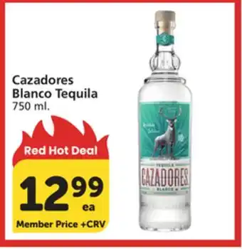Vons Cazadores Blanco Tequila offer