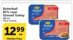 Vons Butterball 85% Lean Ground Turkey offer