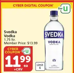 Vons Svedka Vodka offer
