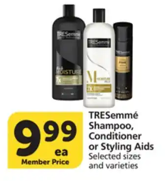 Vons TRESemmé Shampoo, Conditioner or Styling Aids offer
