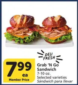 Vons Grab'N Go Sandwich offer