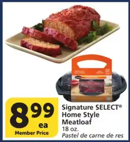 Vons Signature SELECT Home Style Meatloaf offer