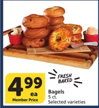 Vons Bagels offer