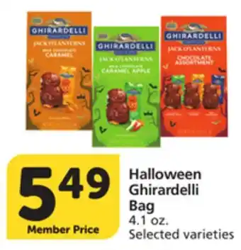 Vons Halloween Ghirardelli Bag offer