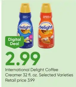 Stater Bros International Delight Coffee Creamer offer