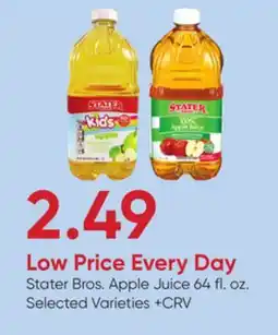 Stater Bros Stater Bros. Apple Juice offer