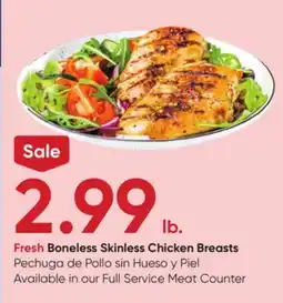 Stater Bros Fresh Boneless Skinless Chicken Breasts offer