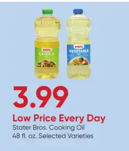 Stater Bros Stater Bros. Cooking Oil offer