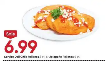 Stater Bros Chile Rellenos 2 ct. or Jalapeño Rellenos 4 ct offer