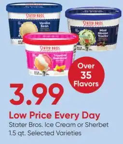 Stater Bros Stater Bros. Ice Cream or Sherbet offer