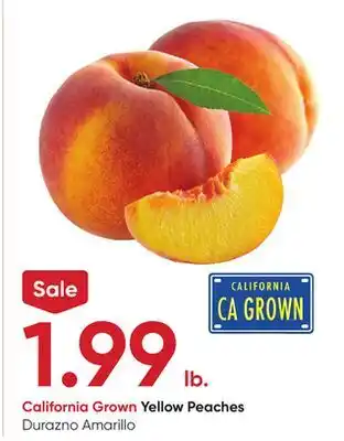 Stater Bros Yellow Peaches offer