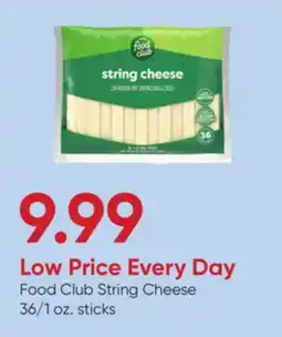 Stater Bros Food Club String Cheese offer