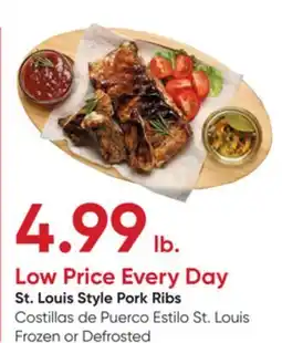 Stater Bros St. Louis Style Pork Ribs offer