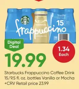 Stater Bros Starbucks Frappuccino Coffee Drink offer