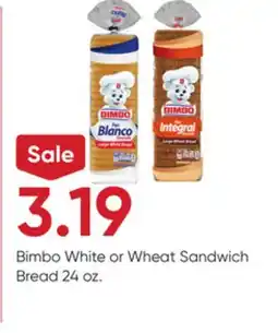 Stater Bros Bimbo White or Wheat Sandwich Bread offer