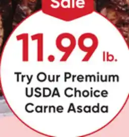 Stater Bros USDA Carne Asada offer