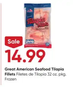 Stater Bros Great American Seafood Tilapia Fillets offer