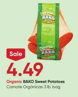 Stater Bros BAKO Sweet Potatoes offer