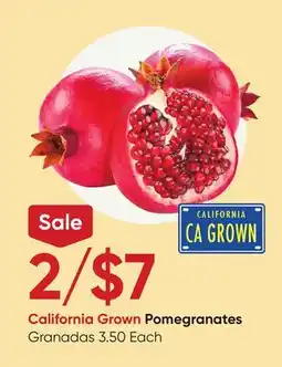 Stater Bros Pomegranates offer