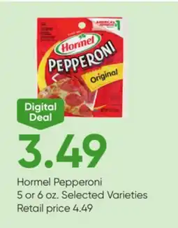 Stater Bros Hormel Pepperoni offer