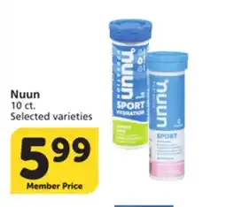 Albertsons Nuun offer