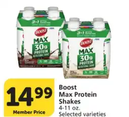 Albertsons Boost Max Protein Shakes offer