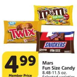 Albertsons Mars Fun Size Candy offer