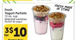 Albertsons Fresh Yogurt Parfaits offer