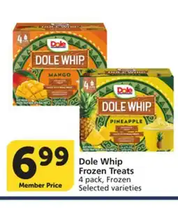 Albertsons Dole Whip Frozen Treats offer