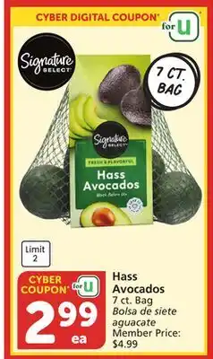 Albertsons Hass Avocados offer