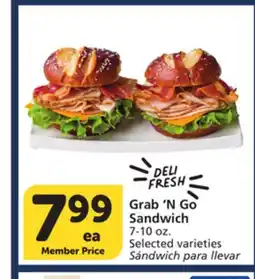 Albertsons Grab'N Go Sandwich offer