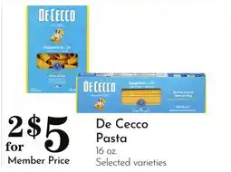 Pavilions De Cecco Pasta offer