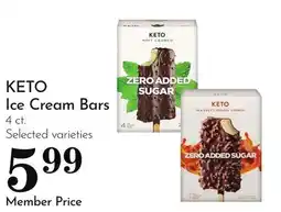 Pavilions KETO Ice Cream Bars offer