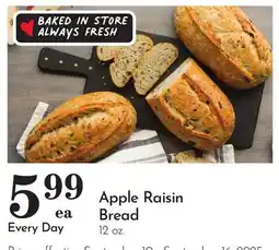 Pavilions Apple Raisin Bread offer