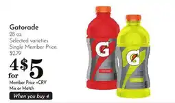 Pavilions Gatorade offer