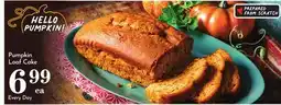 Pavilions Pumpkin Loaf Cake offer