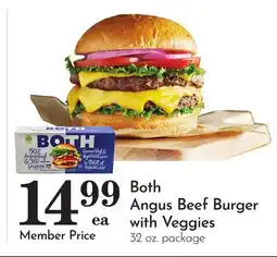 Pavilions Both Angus Beef Burger with Veggies offer