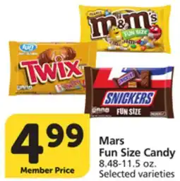 Pavilions Mars Fun Size Candy offer