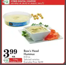 Pavilions Boar's Head Hummus offer