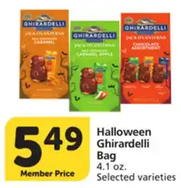 Pavilions Halloween Ghirardelli Bag offer