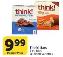 Pavilions Think! Bars offer