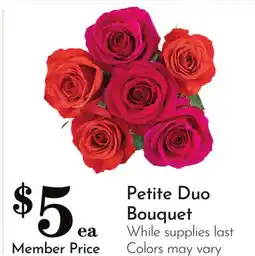 Pavilions Petite Duo Bouquet offer