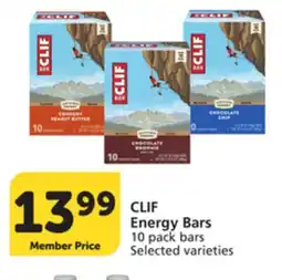 Pavilions CLIF Energy Bars offer