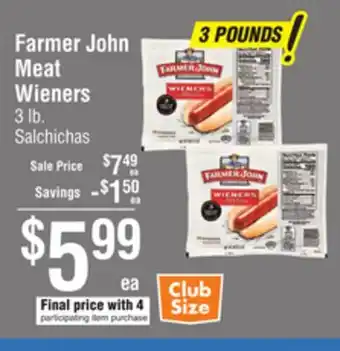 Smart & Final Farmer John Meat Wieners offer