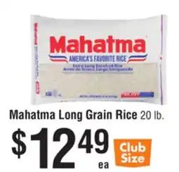 Smart & Final Mahatma Long Grain Rice offer