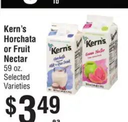 Smart & Final Kern's Horchata or Fruit Nectar offer