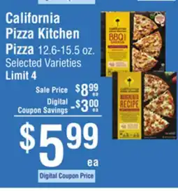 Smart & Final California Pizza Kitchen Pizza offer