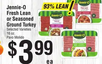Smart & Final Jennie-O Fresh Lean or Seasoned Ground Turkey offer